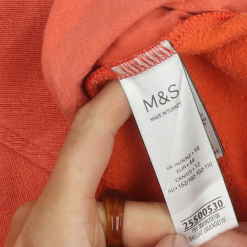Marks and Spencer Orange Sweatshirt Women’s Size 16