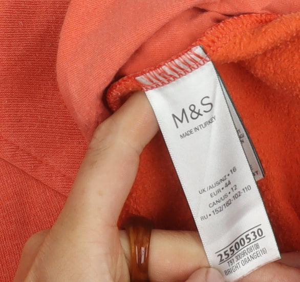 Marks and Spencer Orange Sweatshirt Women’s Size 16