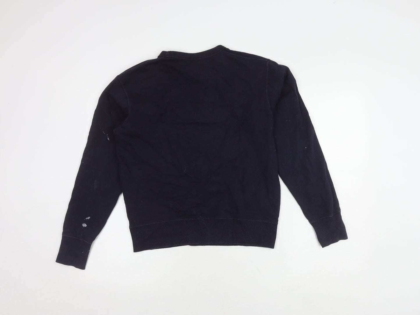 Uniqlo XS Blue Graphic Print Pullover Sweatshirt