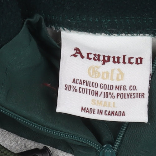 Acapulco Gold Men's Green Pullover Hoodie, Size S