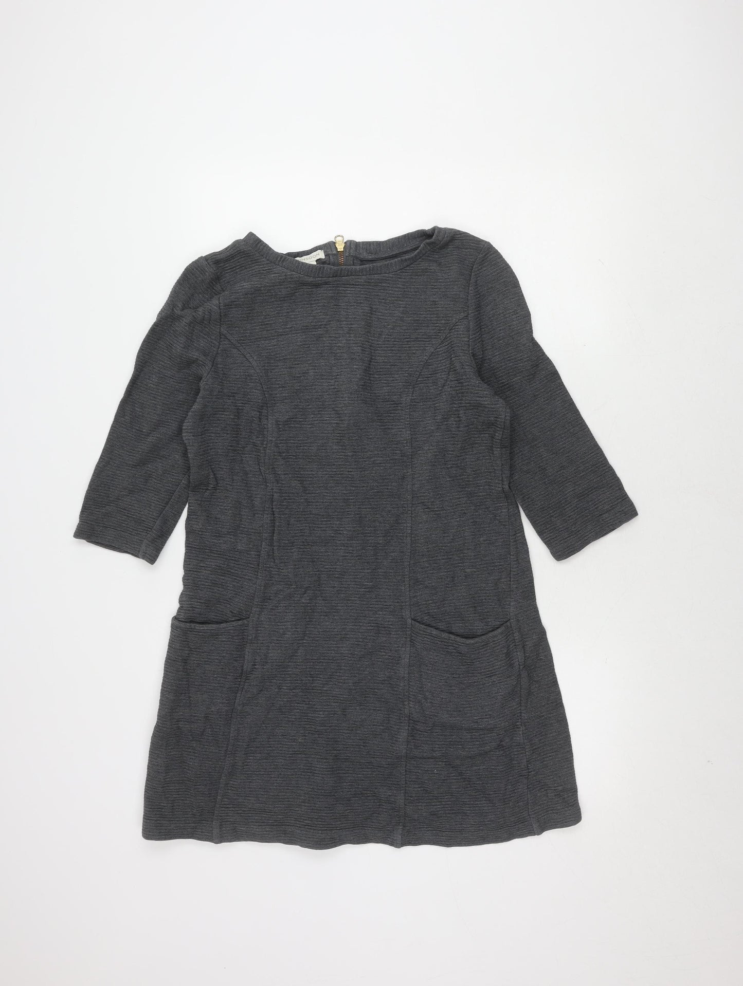 Monsoon Women's Grey Jersey Dress Size 14