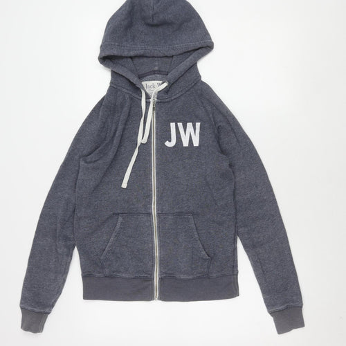Jack Wills Women's Grey Hoodie Size 10