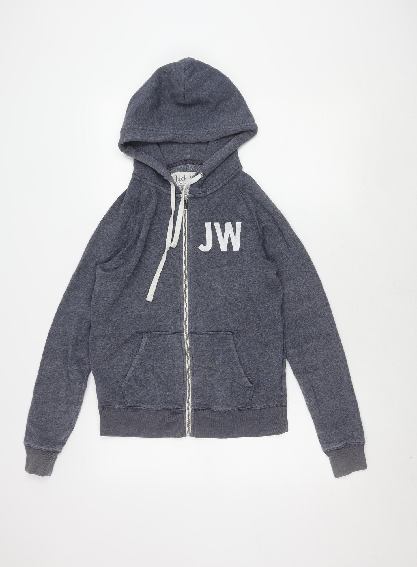 Jack Wills Women's Grey Hoodie Size 10