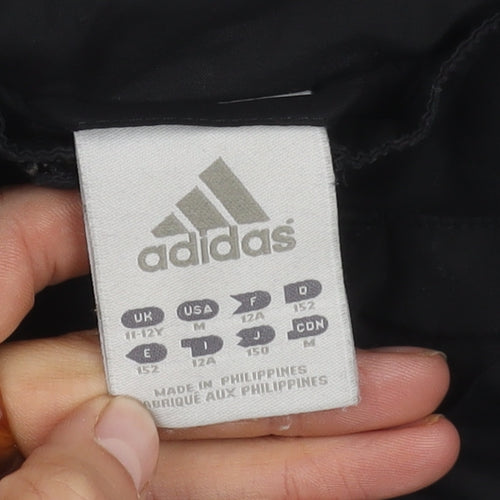 Adidas Boys Black Track Jacket 11-12 Years