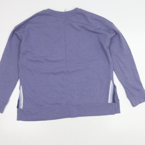 Calvin Klein Women's Purple Logo Sweatshirt M