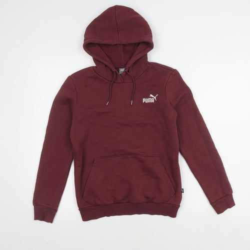Puma Men's Purple Pullover Hoodie, Size S