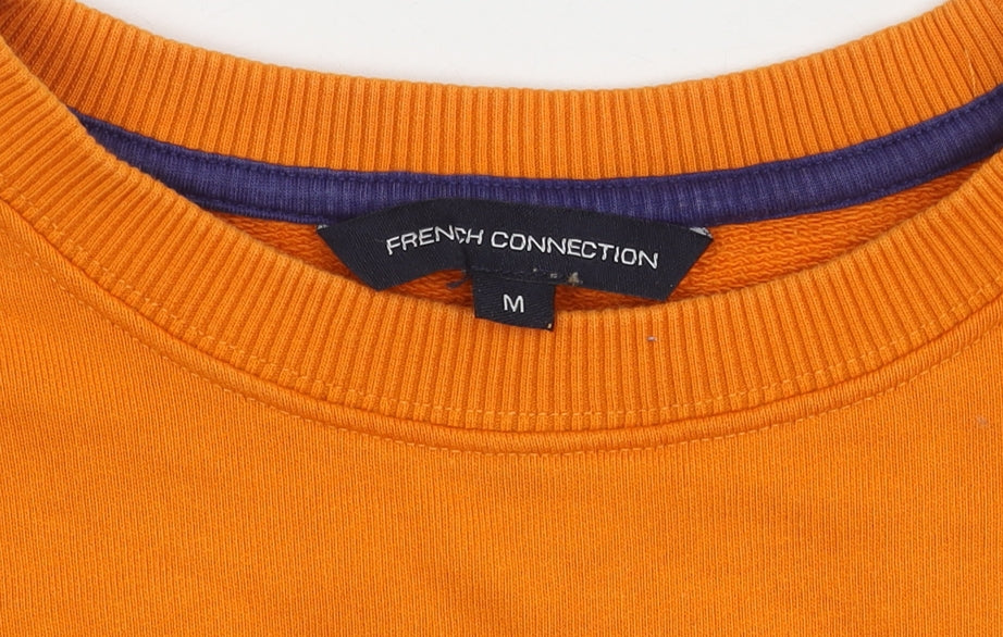 French Connection Women’s Orange M Crew Neck Jumper