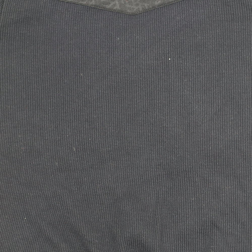 Decathlon Unisex XS Black Mock Neck Sweatshirt