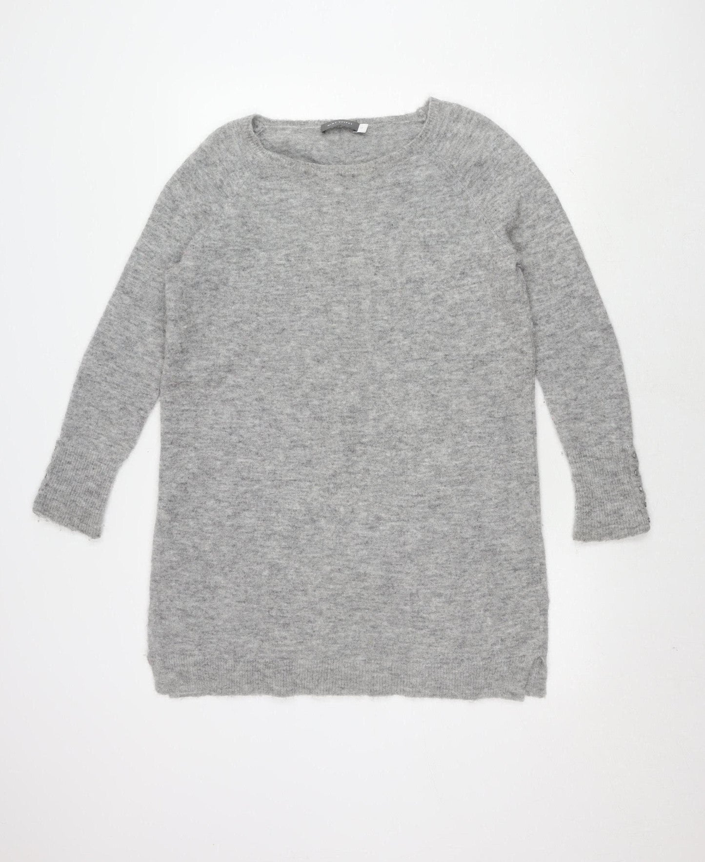Mint Velvet Women's Grey Jumper, Size 12, Long Sleeve