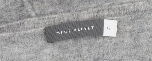 Mint Velvet Women's Grey Jumper, Size 12, Long Sleeve