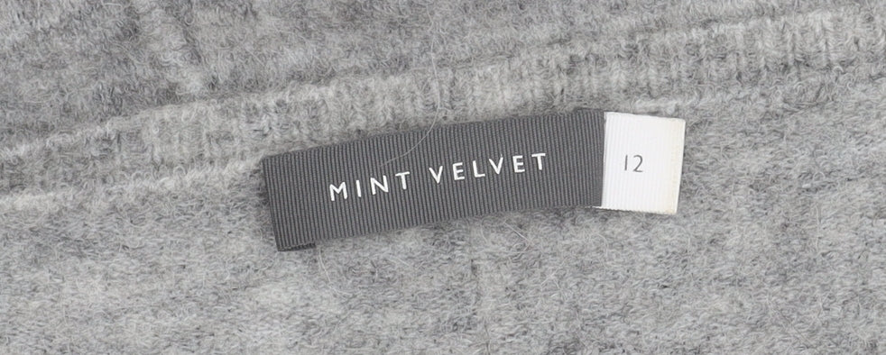 Mint Velvet Women's Grey Jumper, Size 12, Long Sleeve