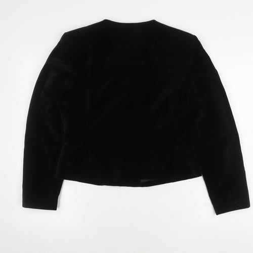 Equation Women's Black Suit Jacket Size 14 Long Sleeve
