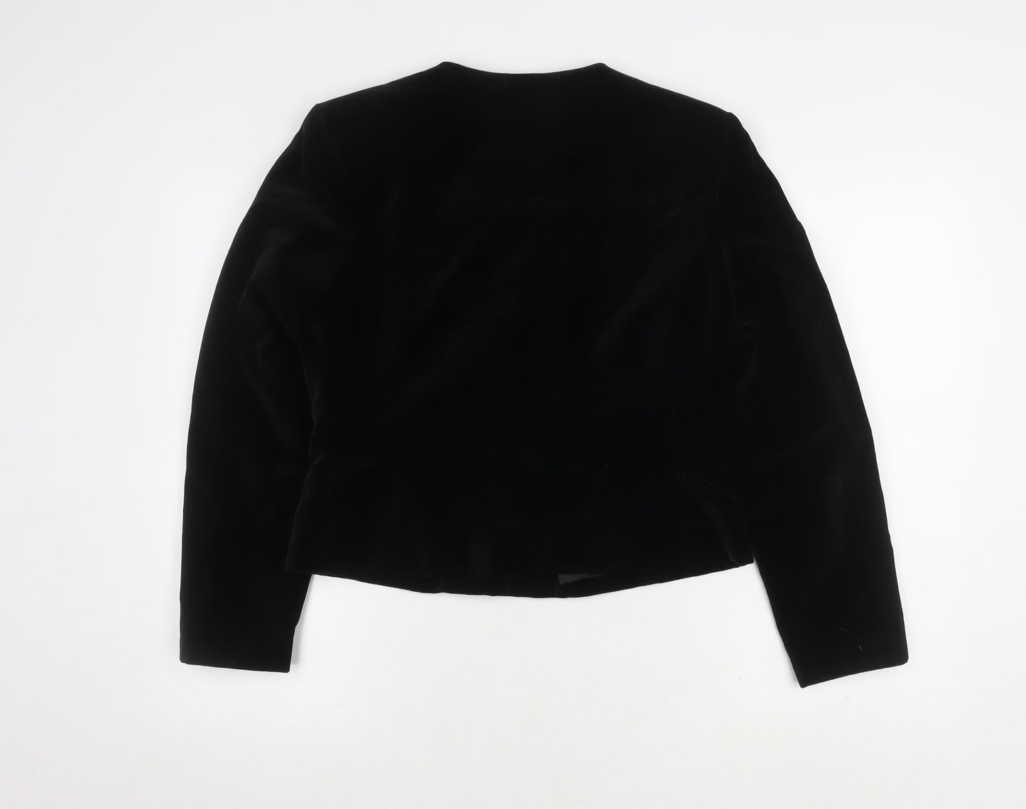 Equation Women's Black Suit Jacket Size 14 Long Sleeve