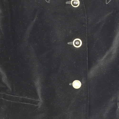 Equation Women's Black Suit Jacket Size 14 Long Sleeve