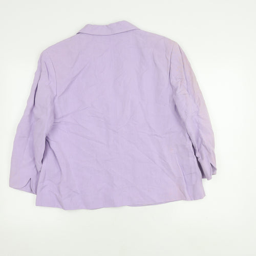 Alex & Co. Women's Purple Blazer Size 20 Regular