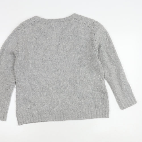 Cath Kidston Women's Grey M Penguin Knit Jumper