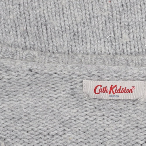 Cath Kidston Women's Grey M Penguin Knit Jumper