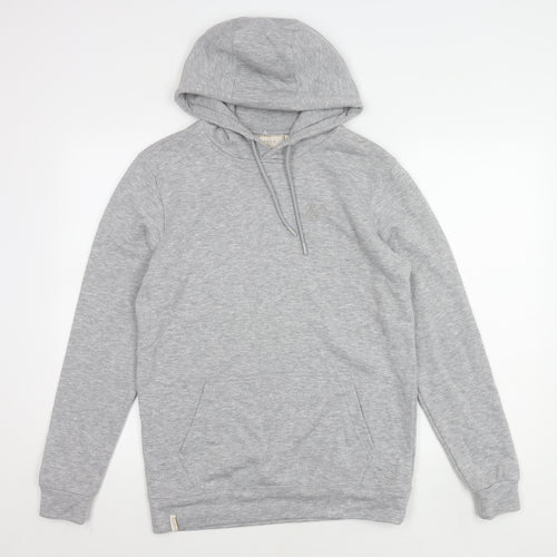 SikSilk Men's Grey Pullover Hoodie S