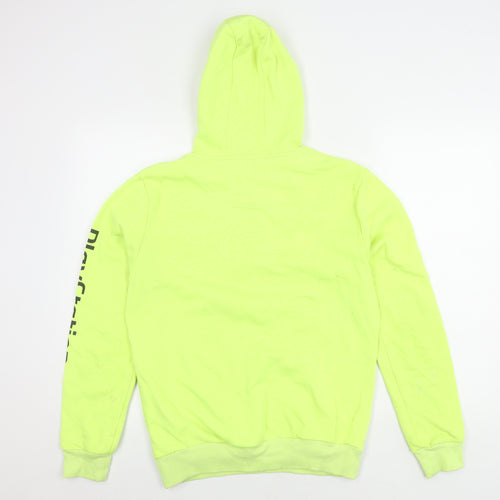 PlayStation Men's Neon Green Pullover Hoodie - Size S