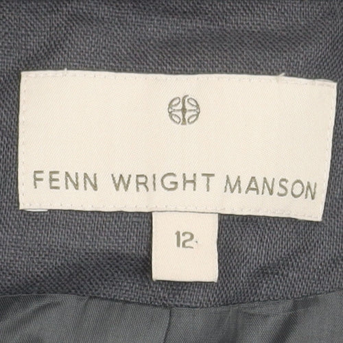 Fenn Wright Manson Women’s Beige Linen Blazer Size 12