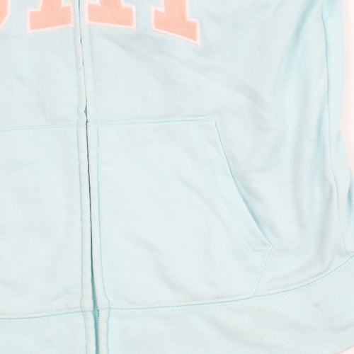 GAP Kids Girls Blue Hooded Basic Jacket 10-11 Years