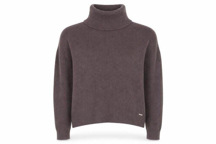 Abercrombie & Fitch Women's Brown Roll Neck Pullover Jumper S