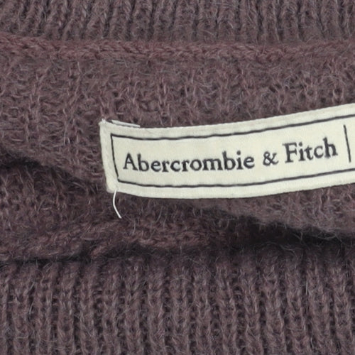 Abercrombie & Fitch Women's Brown Roll Neck Pullover Jumper S