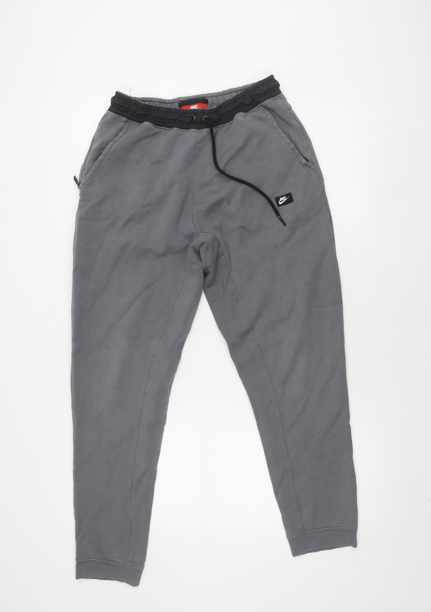 Nike Men's Grey Jogger Trousers, M, Gym Wear