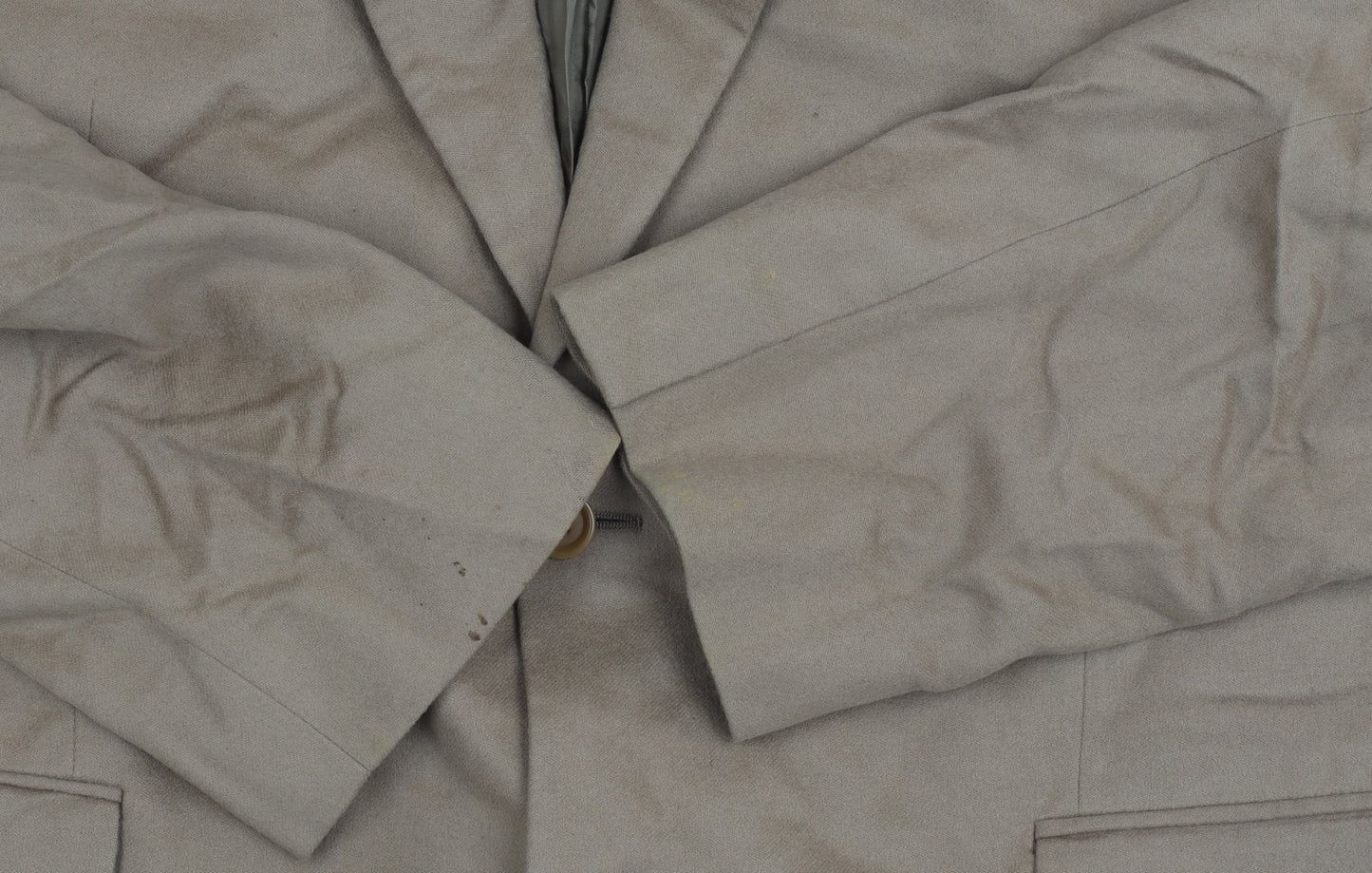 Brooks Brothers Men's Beige Cashmere Blazer 45R