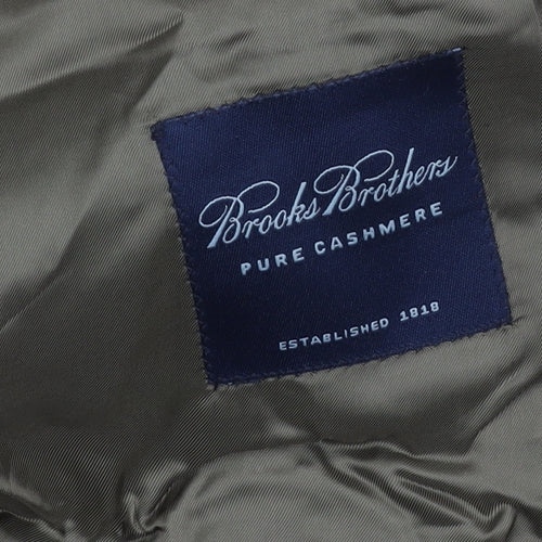 Brooks Brothers Men's Beige Cashmere Blazer 45R