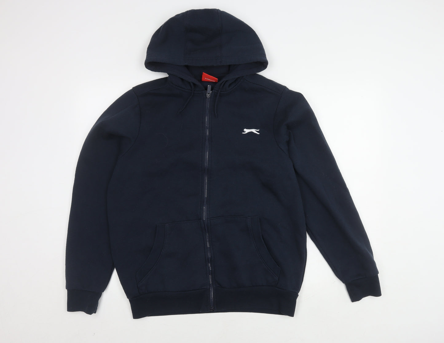 Slazenger Men's Black Hooded Basic Jacket in Size S