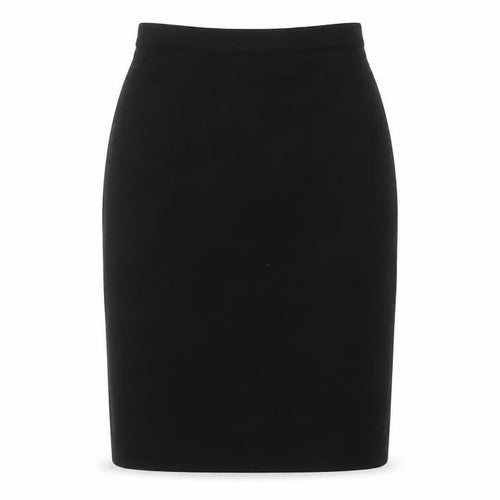San Martino Women's Black Pencil Skirt, Size 12, Wool Blend