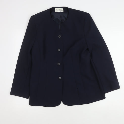 Eastex Women's Blue Suit Jacket, Size 12, Lined