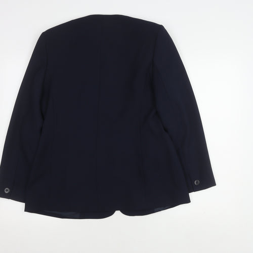 Eastex Women's Blue Suit Jacket, Size 12, Lined