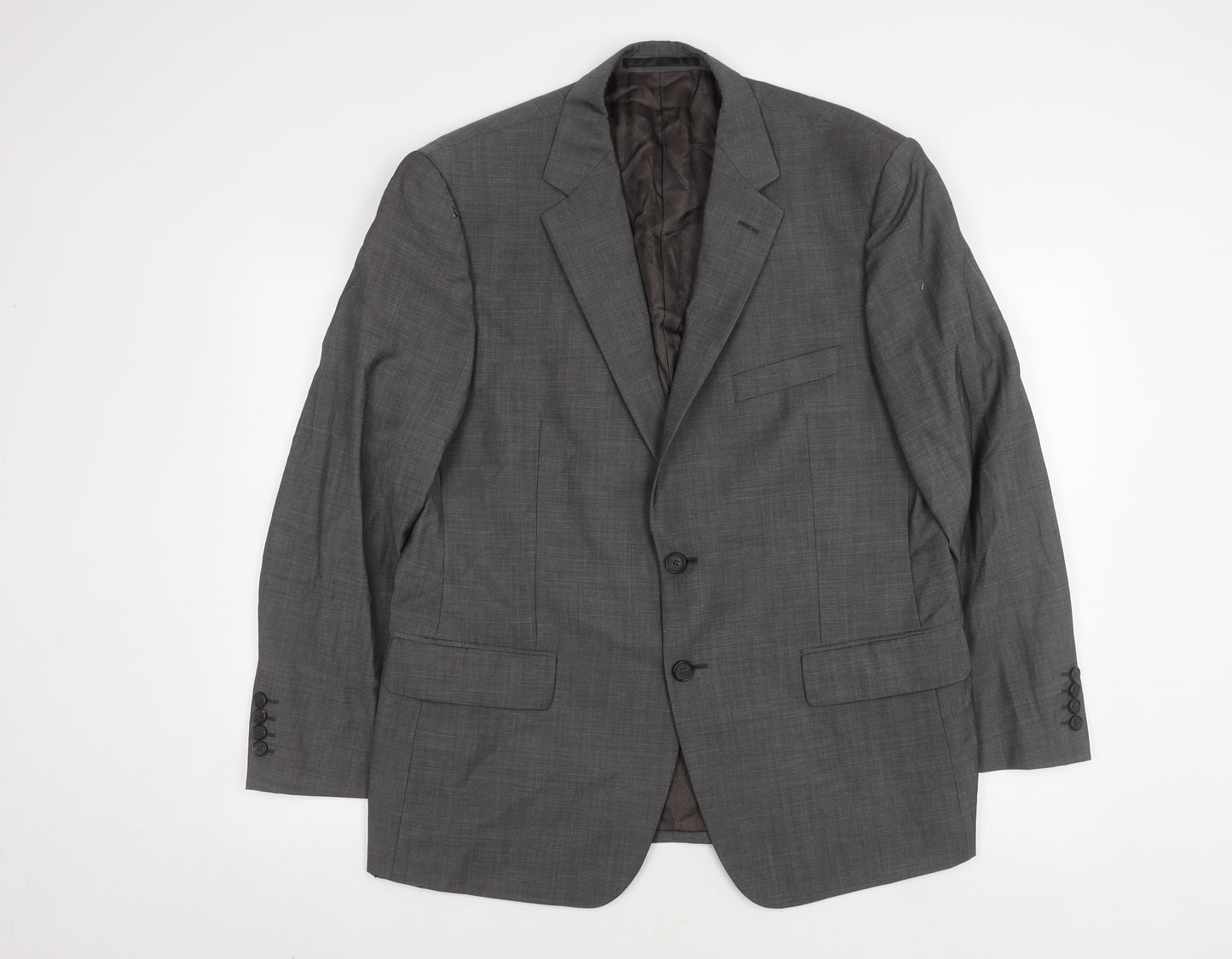 Marks and Spencer Men's Blazer Black 42S Herringbone