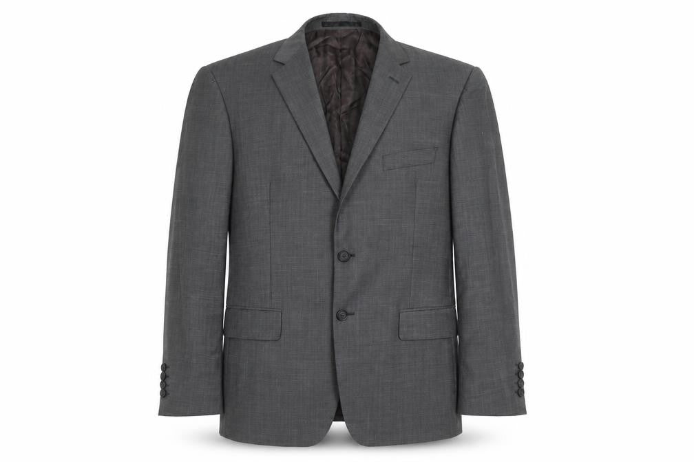 Front view of Marks & Spencer Men's Blazer Black 42S Herringbone
