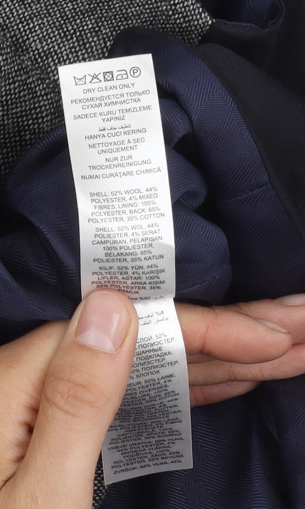 Hammond & Co Men's Grey Wool Waistcoat Size 46