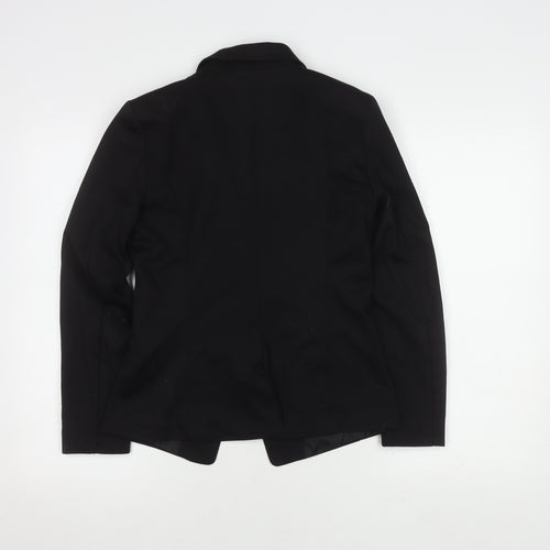 H&M Women's Black Blazer, Size 2, Elegant Fit