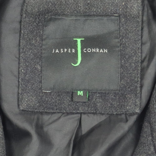Jasper Conran Black Pea Coat for Men, Size M, Wool