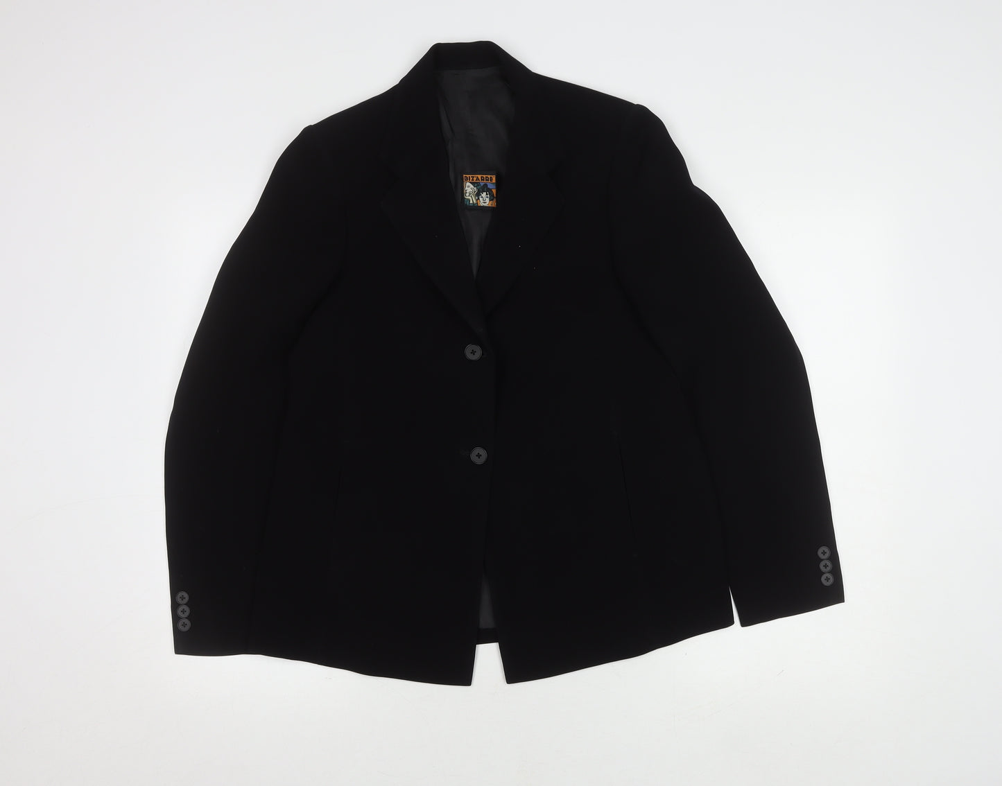 Bizarre Women's Black M Suit Jacket, Lined, Vintage