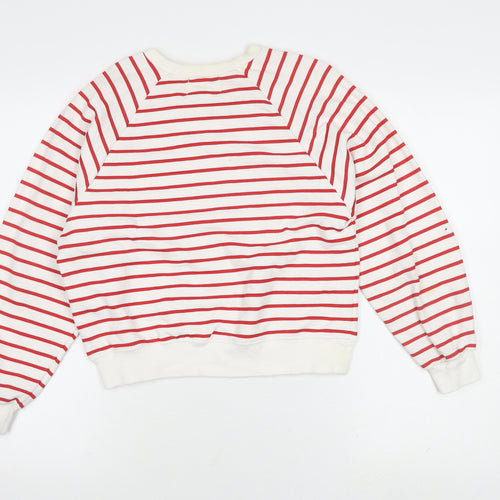 Zara Girls Red Striped Jumper, 13/14 Yrs, Lightweight Knit