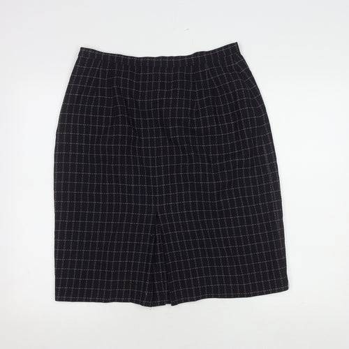 Alexon Women’s Blue Check Pencil Skirt Size 16