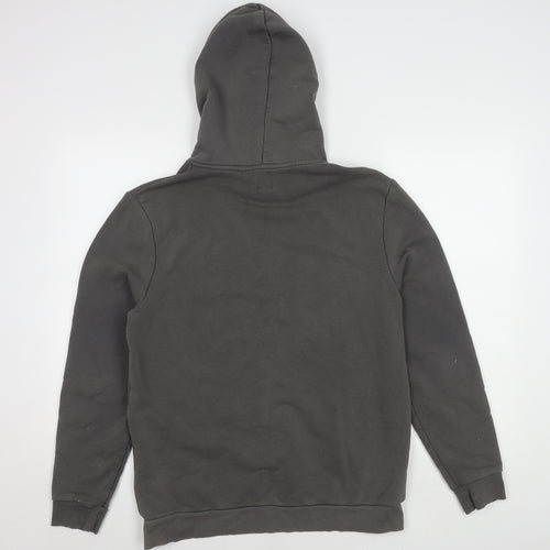River Island Men's Grey Pullover Hoodie M