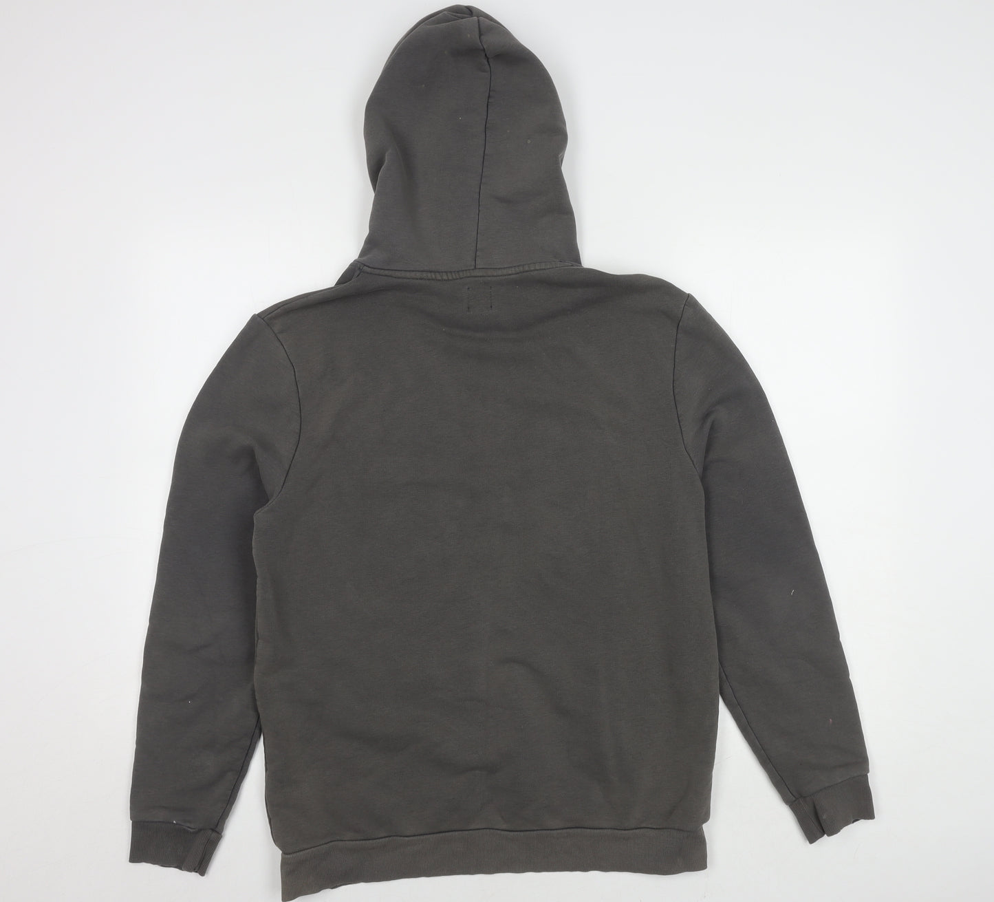 River Island Men's Grey Pullover Hoodie M