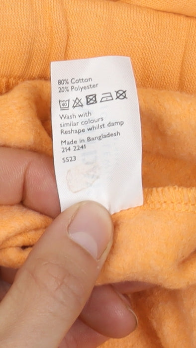 John Lewis Women's Orange Pullover Sweatshirt S