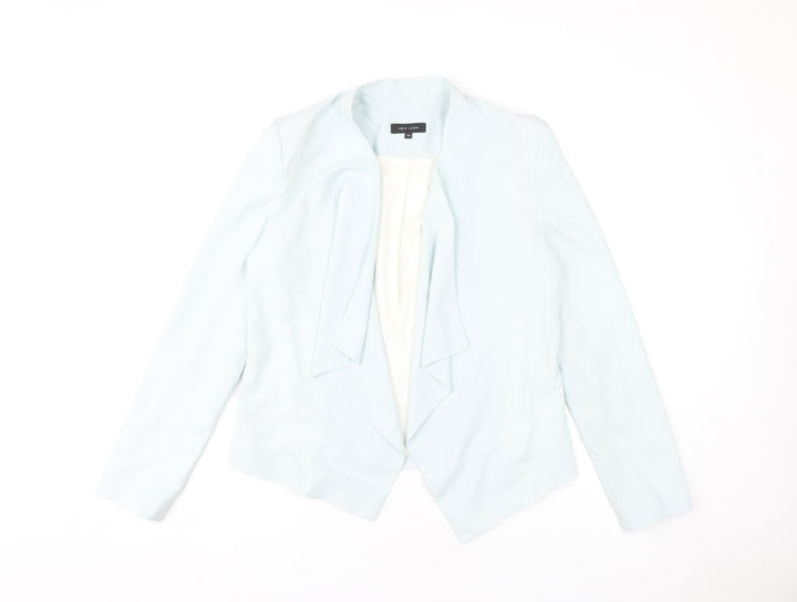 New Look Women's White Blazer Size 12 Long Sleeve