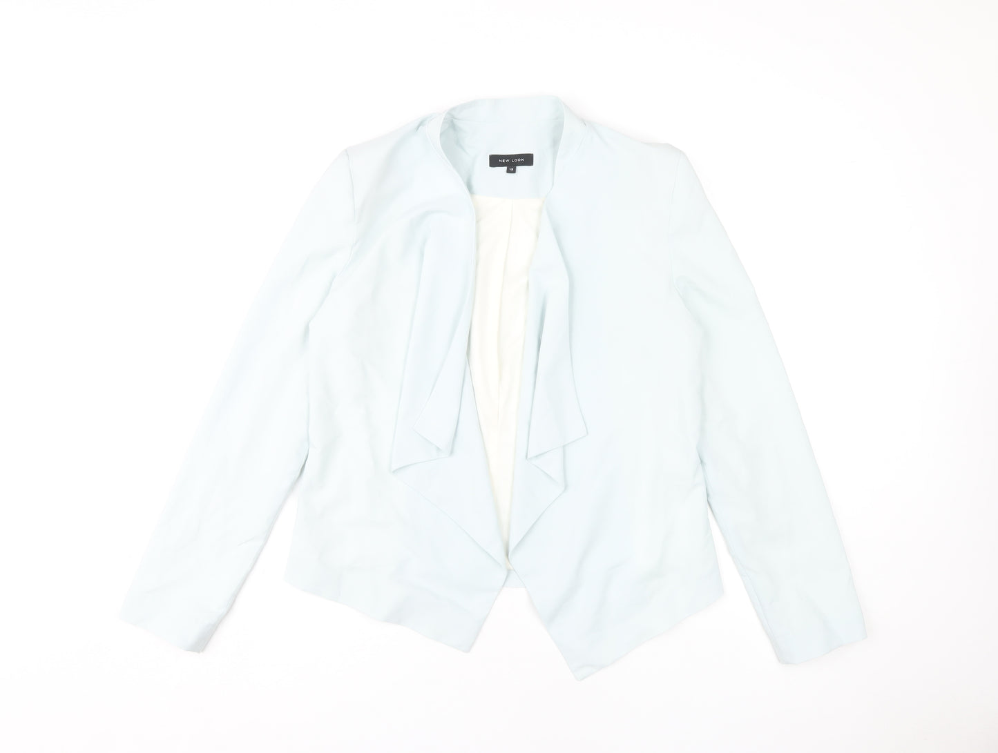 New Look Women's White Blazer Size 12 Long Sleeve