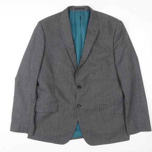 Marks and Spencer Men's Grey Blazer Jacket Size 46L