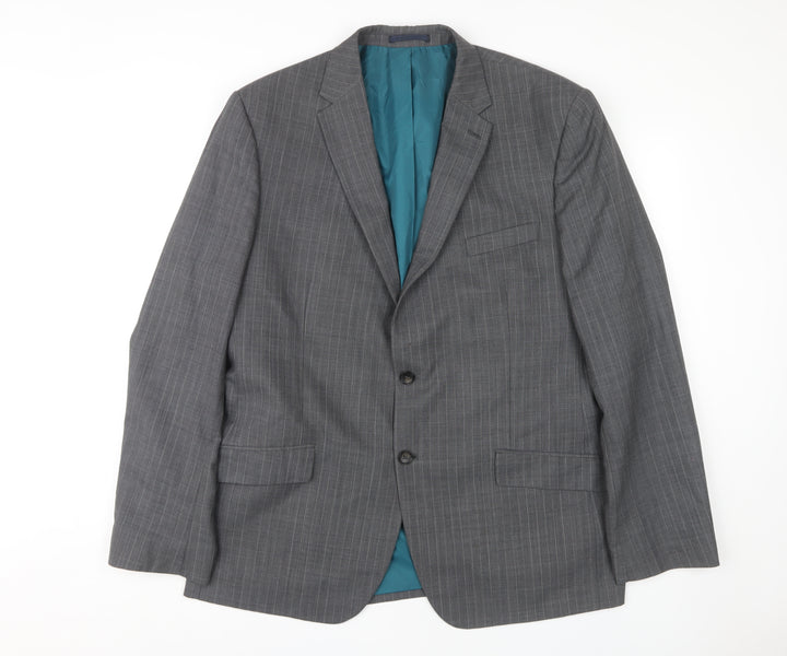 Marks and Spencer Men's Grey Blazer Jacket Size 46L