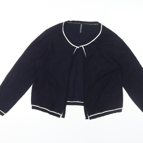 Zoe+Phoebe Women's Blue Cardigan - Size L